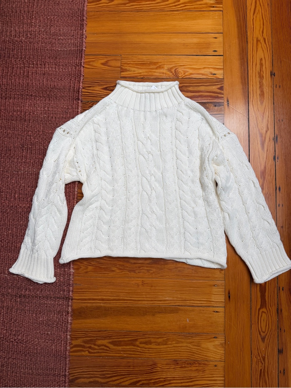 J Crew Rollneck Sweater - Cream